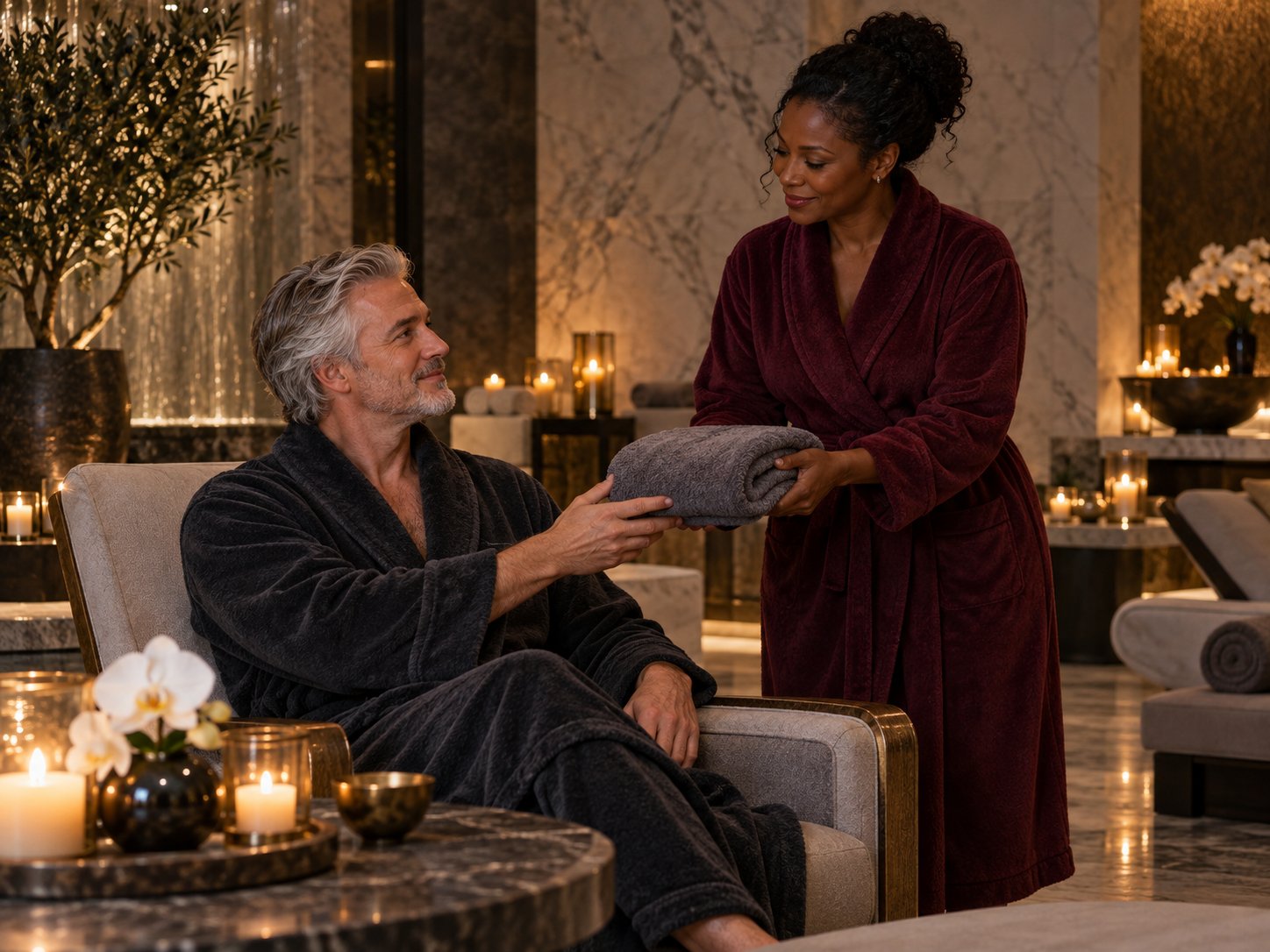 Massage prostatique : préparation, douceur et sécurité — photographie éditoriale nocturne et suggérée