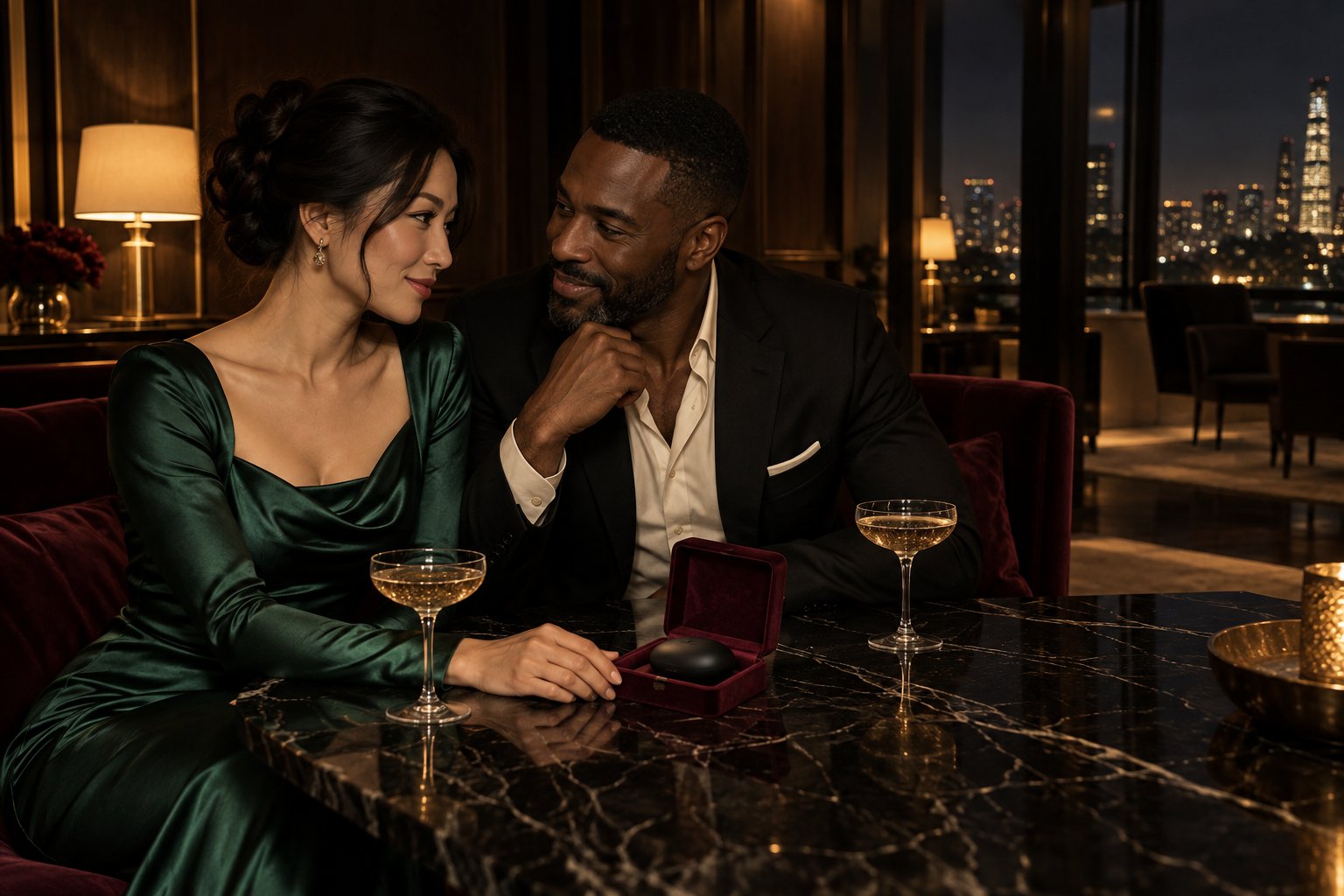 Sextoys en couple : choisir, partager et nettoyer — photographie éditoriale nocturne et suggérée
