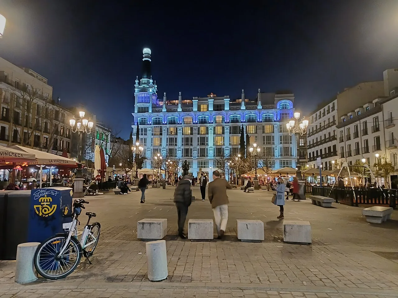La plaza de Santa Ana photographiée en 2022